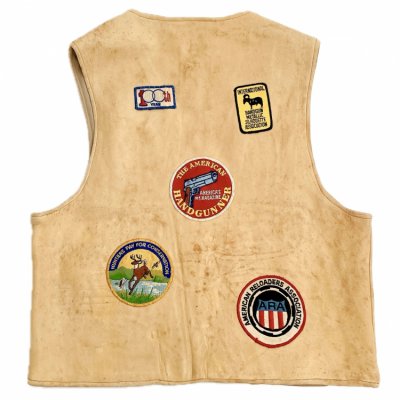 Vintage Reversible Leather vests "Handmade"
