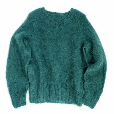 Vintage mohair v-neck knit
