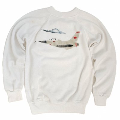 80's VINTAGE hand drawing sweat shirts
