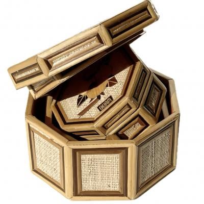 Vintage Wooden case set of 3