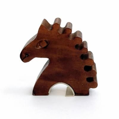 VINTAGE Wood Bottle opener "Horse Head"