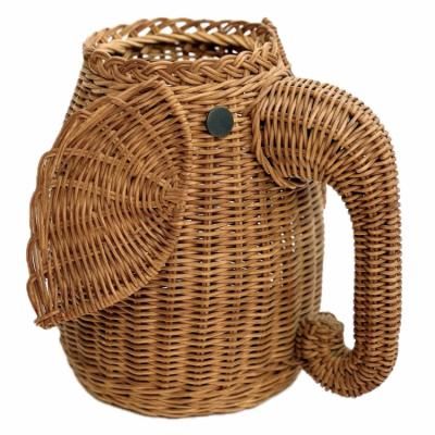 VINTAGE Wicker basket "elephant"
