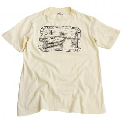 80's VINTAGE Tee "SUPPORT EXPERIMENTAL ARCHAEOLOGY"