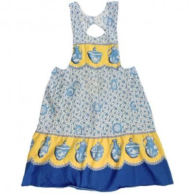 Vintage apron "Tableware"