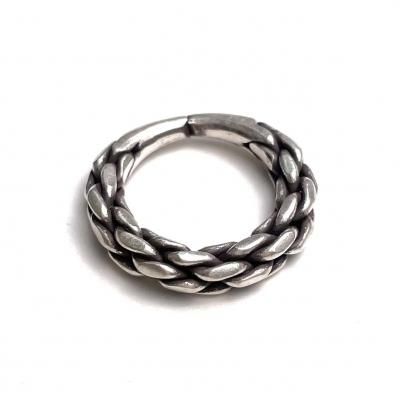 Karen silver ring "Chain Design"