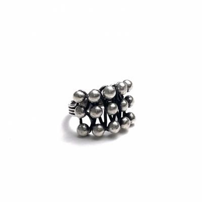 Karen silver ring "Many balls"