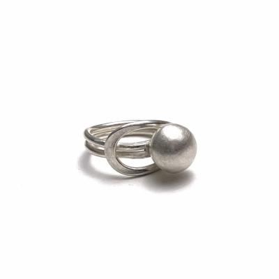 Karen silver ring "Ball"