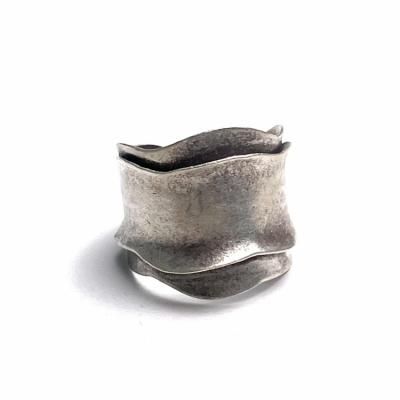 Karen silver ring "double"