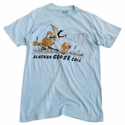 80's VINTAGE Tee "ALASKAN GOOSE CALL"