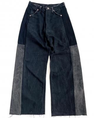 "Levi's" Patchwork Remake Denim Pants / Black 559