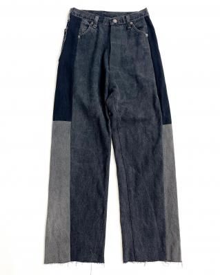 "Levi's" Patchwork Remake Denim Pants / Black