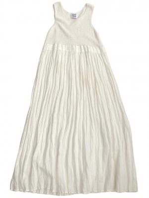 VINTAGE Knit x Linen dress