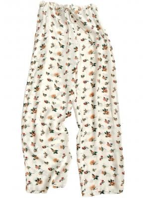 VINTAGE Floral light easy pants