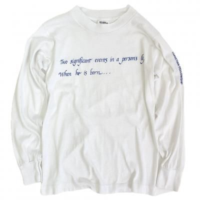 80's VINTAGE L/S Tee "sunbelt"

