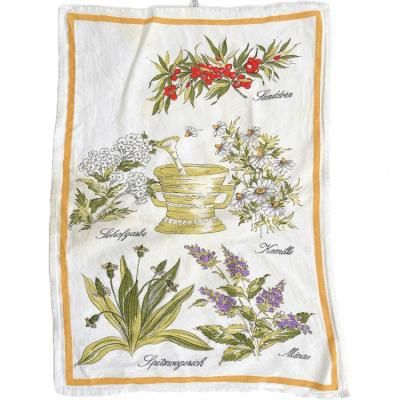 VINTAGE fabric "herbs"