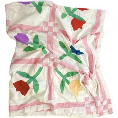 VINTAGE Patch quilt / 187226cm