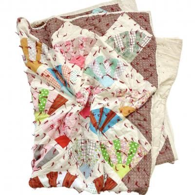 VINTAGE Patch quilt / 171196cm