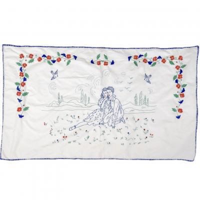  Vintage embroidered cloth / 79130cm