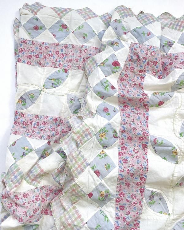 VINTAGE Patch quilt / 260×226cm - T I C O G / V E R I O