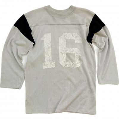 70's VINTAGE football 3/4 sleeve Tee "MONTGOMERY WARD"
