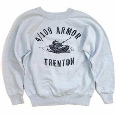 70's VINTAGE sweatshirt "4/109 ARMOR TRENTON"