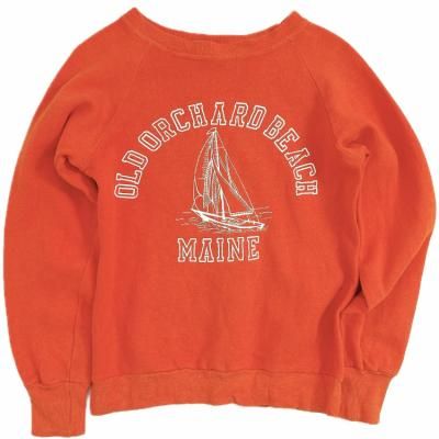 70~80's VINTAGE sweatshirt "OLD ORCHARD BEACH MAINE"