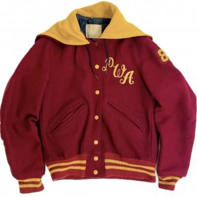 80's VINTAGE Stadium hoodie Jacket "Quiera""