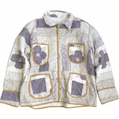 "Upcycle" VINTAGE patchwork fabric jacket 