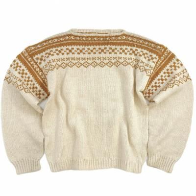 VINTAGE wool knit sweater "Strikkestua"