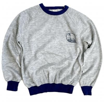 70~80's VINTAGE Two Tone Sweatshirts "peggy's cove"