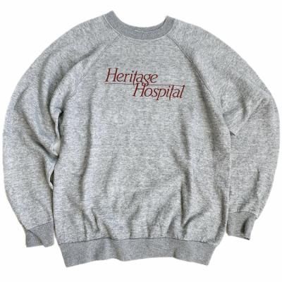 70~80's VINTAGE Sweatshirts "Heritage hospital"
