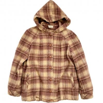 VINTAGE wool plaid jacket "junior gallery"