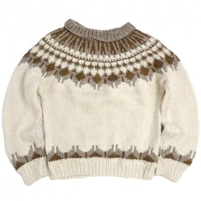 VINTAGE Nordic wool knit