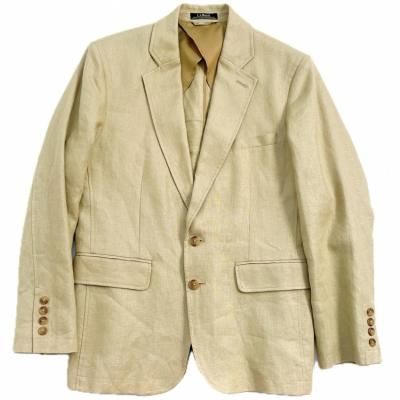 VINTAGE linen tailored jacket "L.L.Bean"