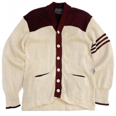 50��s VINTAGE Wool knit cardigan "JACK'S of cicero,ill"