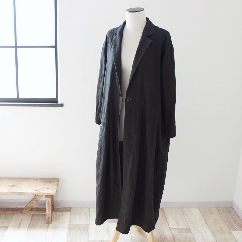 ぴろぴろワンピースコート　ダークネイビー 大きいサイズ/ストール付き】タフタショート丈ダウンコート