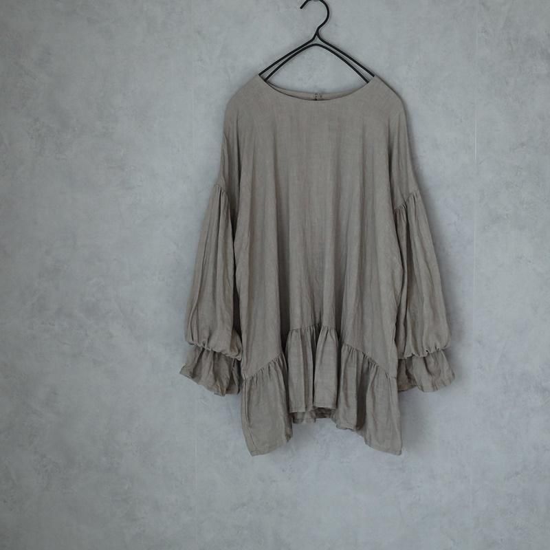pattern大人の日常着 no.82 フリル切替ギャザーブラウス pattern大人の日常着 no.82 フリル切替ギャザーブラウス