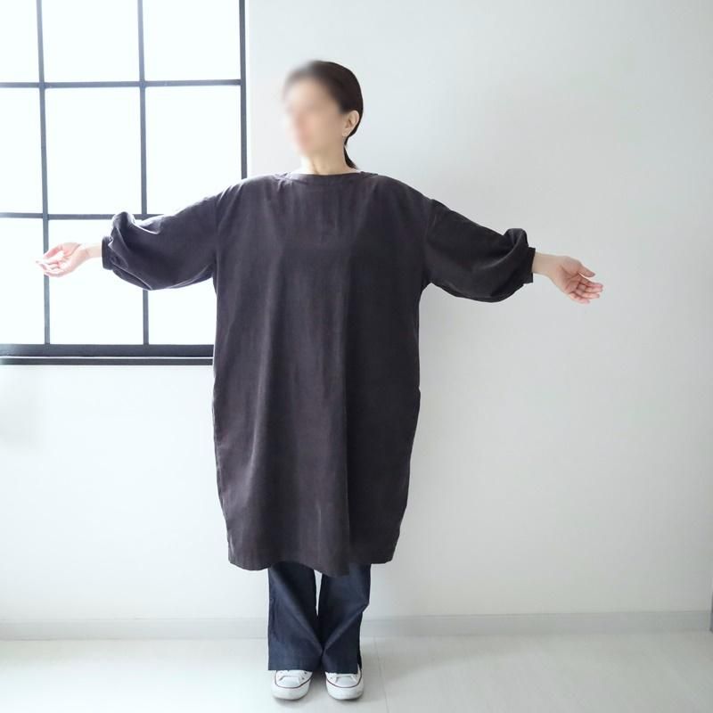 新品 タグ付き divka ディウカ ワイドシルエット コクーン ワンピース 再販◉真夏も涼しい大人シルエット◉ コクーンギャザー