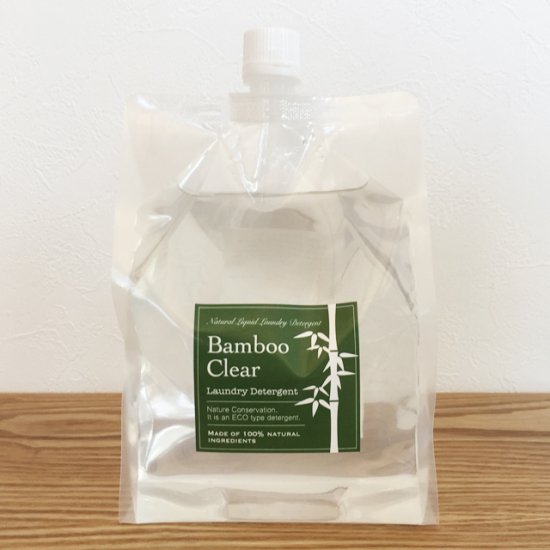 竹生まれの無添加洗剤バンブークリア１Ｌ詰め替えパック