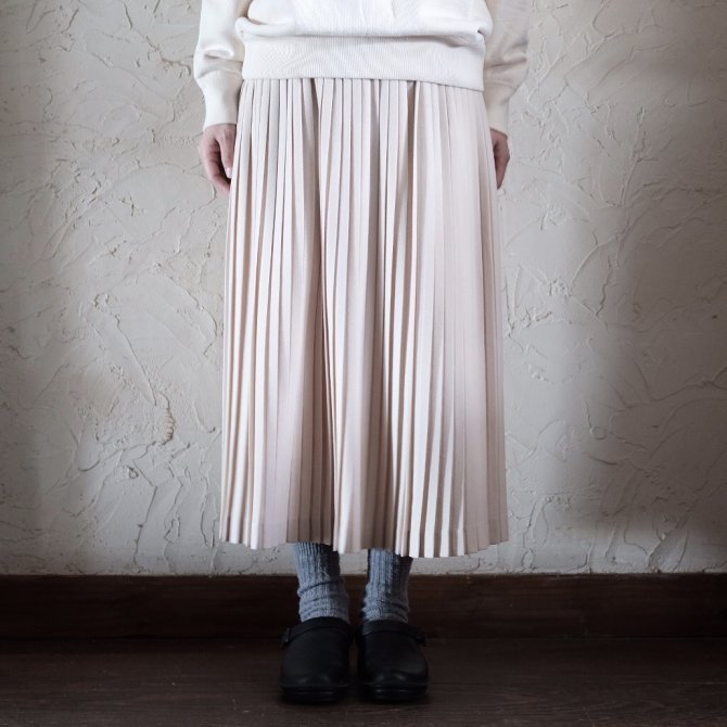 Charpentier de Vaisseau / Pleated Skirt Wool Narrow ウールナロー ...