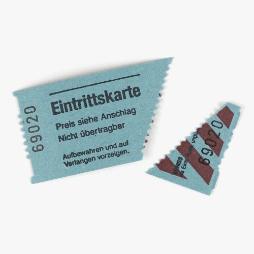  Eintrittskarten Blue