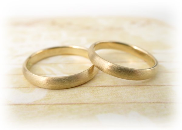 結婚指輪　マット