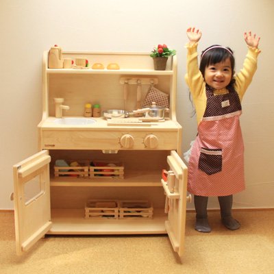 tontonオリジナルキッチン-おもちゃを収納できて遊びが広がる！日本製 ...