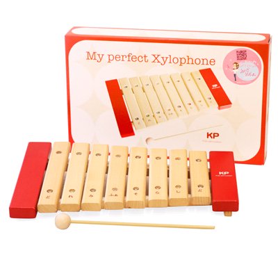 マイパーフェクトサイロフォン-KPキッズパーカッション シリーズ、お子様の初めての鍵盤打楽器としても人気の木琴です。
