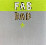 父の日 二つ折りカード（FAB DAD）