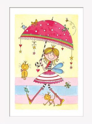 版画　FAIRY AND PARASOL - レイチェルエレン&ルーシークリボン GOODS・原画・ジグレー日本総輸入販売元ギフトショップ　エムズハート