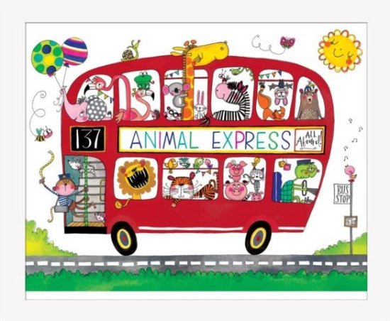 版画　ANIMAL BUS - レイチェルエレン&ルーシークリボン GOODS・原画・ジグレー日本総輸入販売元ギフトショップ　エムズハート