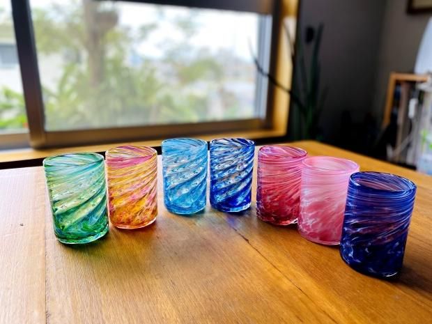 ΰ奬饹/chura spiral glass(L)