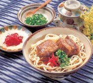 生沖縄そば３食ソーキ（軟骨）&ジューシー（沖縄炊き込みご飯）の素