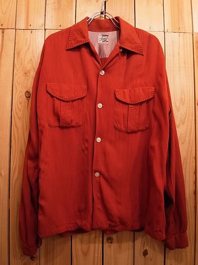 50s Airman RAYON SHIRTS - S.O used clothing Online shop